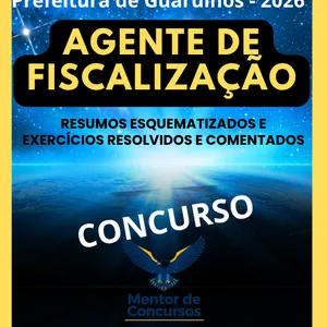 Imagem do curso CONCURSO: AGENTE DE FISCALIZAÇÃO-GUARULHOS 2026