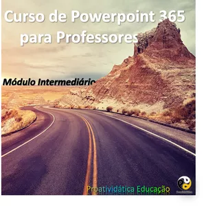 Imagem de capa para o Curso online Curso de Powerpoint 365 para Professores - Módulo Intermediário