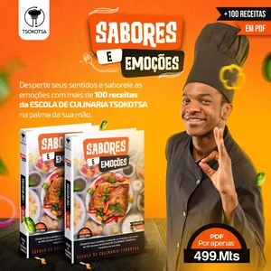 Imagem de capa para o Ebook Sabores e Emoções 