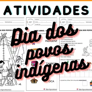Imagem de capa para o Ebook ATIVIDADE ENSINO FUNDAMENTAL 1º E 2º ANO - DIA DOS POVOS INDÍGENAS