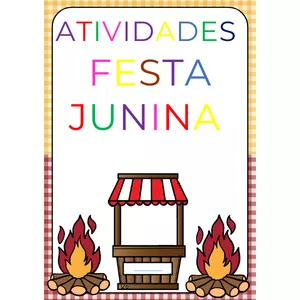 Imagem de capa para o Ebook Atividades de Festa Junina para Alfabetização