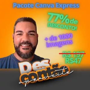 Imagem do curso Super Pacote De Imagens Editáveis - Pack Canva Express