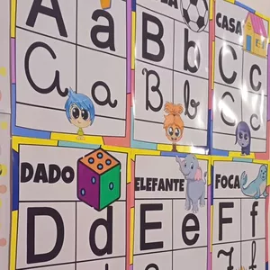 Imagem de capa para o Ebook ALFABETO DE PAREDE DIVERTIDAMENTE