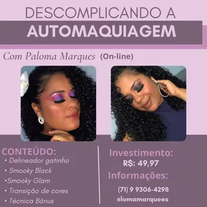 Imagem de capa para o Curso online Descomplicando a Automaquiagem