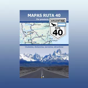 Imagen de portada para Ebook Descubre la Ruta 40: 11 Mapas Detallados por Provincia 