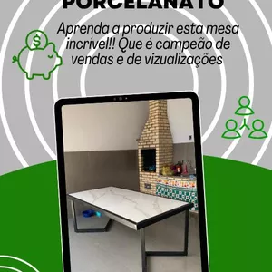 Imagem de capa para o Curso online Projeto Mesa em Porcelanato