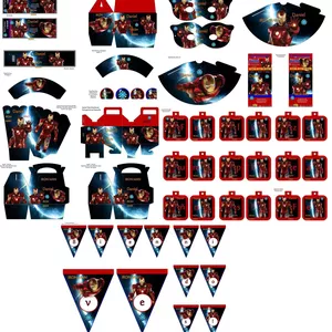 Imagen de portada para Curso online Kit Imprimible Iron Man fiesta cumpleaños