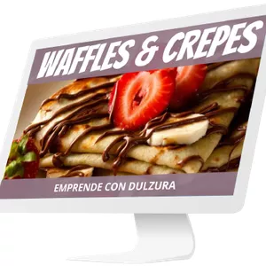 Imagen de portada para Curso online Waffles y Crepes Emprende Con Dulzura