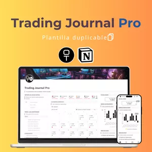 Imagen de portada para Ebook Trading Journal Pro - Plantilla avanzada en Notion