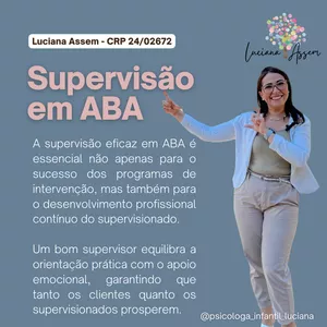 Imagem de capa para o Serviço online SUPERVISÃO EM ABA PARA AUTISMO