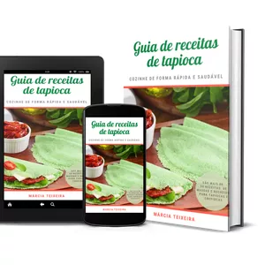 Imagem de capa para o Ebook Guia de receitas de tapioca