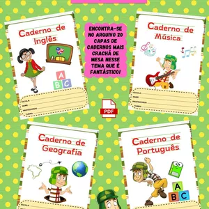 Imagem de capa para o Ebook Capas de Caderno Chaves