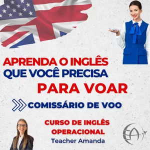 Imagem de capa para o Curso online INGLÊS OPERACIONAL - COMISSÁRIO DE VOO -