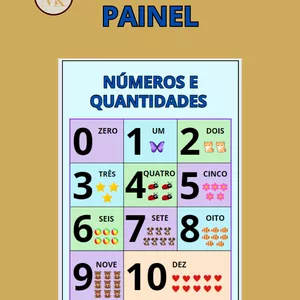 Imagem de capa para o Ebook Painel - Números e Quantidades