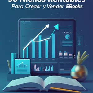 Imagen de portada para Ebook 50 Nichos Rentables para Crear y Vender Ebooks