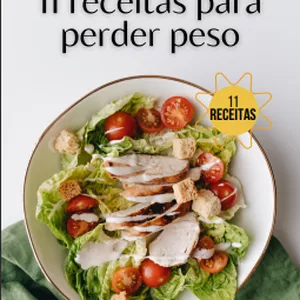 Imagem de capa para o Ebook 11 receitas profissionais para emagrecer com saude