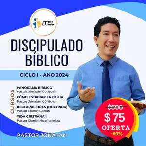 Imagen de portada para Curso online ITEL DISCIPULADO | CICLO 1 - 2024