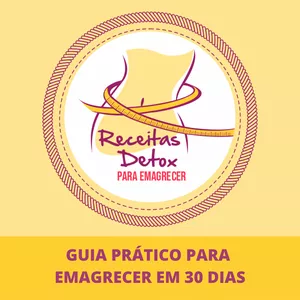 Imagem de capa para o Ebook Receitas Detox para Emagrecer