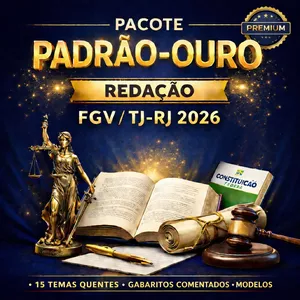 Imagem de capa para o Ebook Redação TJ-RJ em 10 Dias