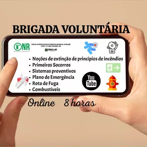 Imagem do curso FORMAÇÃO DE  BRIGADISTA ORGÂNICO  ONLINE  NÍVEL BÁSICO 8 HORAS