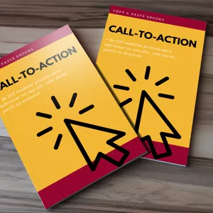 Imagem de capa para o Ebook E-book com + de 100 exemplos de CTA