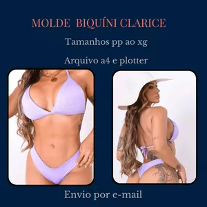 Imagem de capa para o Ebook Molde Biquíni Clarisse 