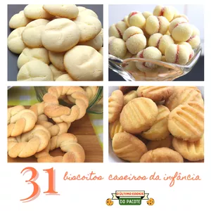 Imagem principal do produto 31 receitas de biscoitos caseiros da infância