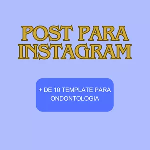 Imagem de capa para o Curso online Post para instragram para área de odontologia
