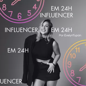 Imagem de capa para o Ebook Influencer em 24 horas