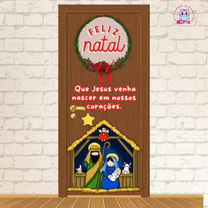 Imagem de capa para o Ebook 🎄 PAINEL DE PORTA NATAL 03
