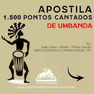 Imagem de capa para o Ebook APOSTILA 1.500 PONTOS CANTADOS DE UMBANDA