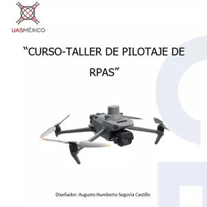 Imagen de portada para Curso online CURSO-TALLER DE PILOTAJE DE RPAS