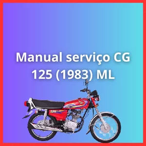 Imagem de capa para o Ebook Manual serviço CG 125 (1983) ML