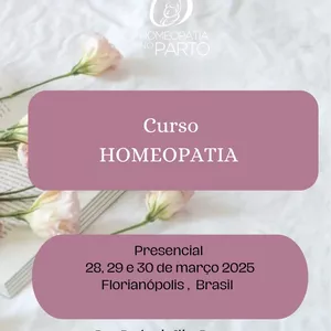 Imagem de capa para o Evento presencial Curso Homeopatia