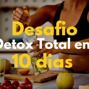 Imagem de capa para o Ebook Desafio Detox total em 10 dias