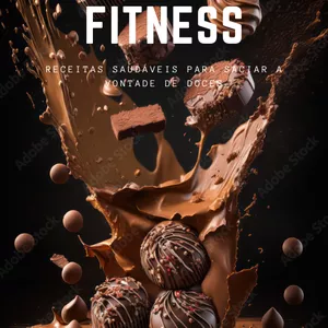 Imagem de capa para o Ebook trufas fitness , receitas saldáveis para saciar a vontade de doces 
