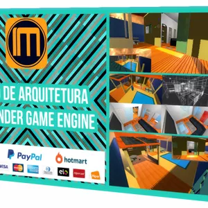 Imagem de capa para o Curso online Curso de Arquitetura na Blender Game Engine