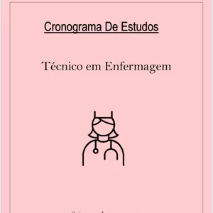 Imagem de capa para o Ebook Cronograma de estudos para técnico em enfermagem 