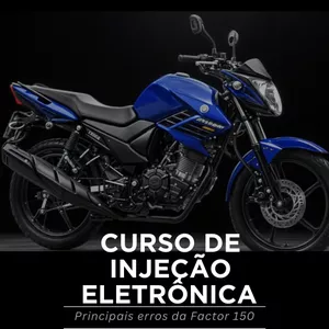 Imagem de capa para o Ebook Principais códigos de erro da injeção eletrônica da Yamaha Factor 150