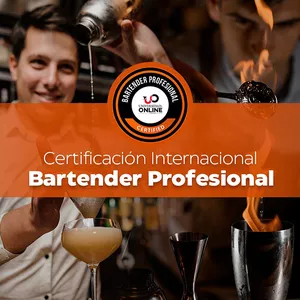Imagen de portada para Curso online 🔥 Certificación Internacional de Bartender Profesional