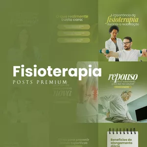 Imagem de capa para o Curso online Posts Premium - Fisioterapia