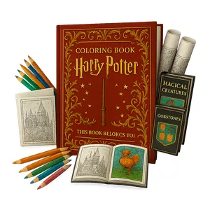 Cover image for Online course Harry Potter Coloring Book