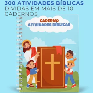 Imagem de capa para o Ebook 300 Atividades Bíblicas para Ministério Infantil