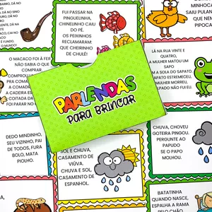 Imagem de capa para o Ebook Parlendas para Brincar