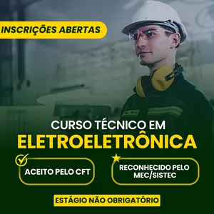 Imagem de capa para o Curso online Curso Técnico Eletroeletrônica