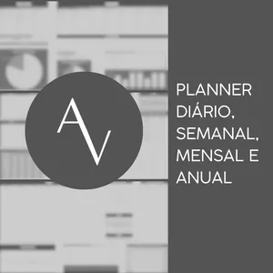 Imagem de capa para o Ebook PLANNER DE ORGANIZAÇÃO PESSOAL COMPLETO (diário, semanal, mensal e anual)