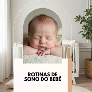 Imagem de capa para o Ebook Modelos de Rotinas de Sono do Bebê