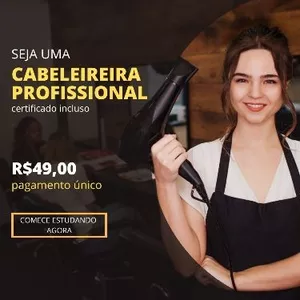 Imagem de capa para o Curso online Curso de cabeleireira 