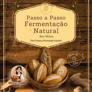 Imagem de capa para o Ebook Pão Francês de Fermentação Natural Sem Glúten 