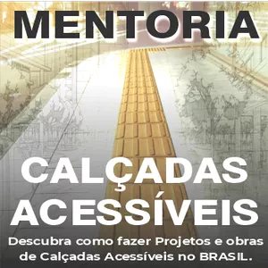 Imagem de capa para o Curso online Masterclass Calçadas acessíveis no Brasil